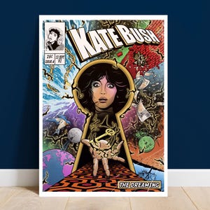 Kate Bush Print - Träumen Comic Cover Art
