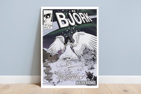 Björk Print - Vespertine Comic Cover Art - Etsy