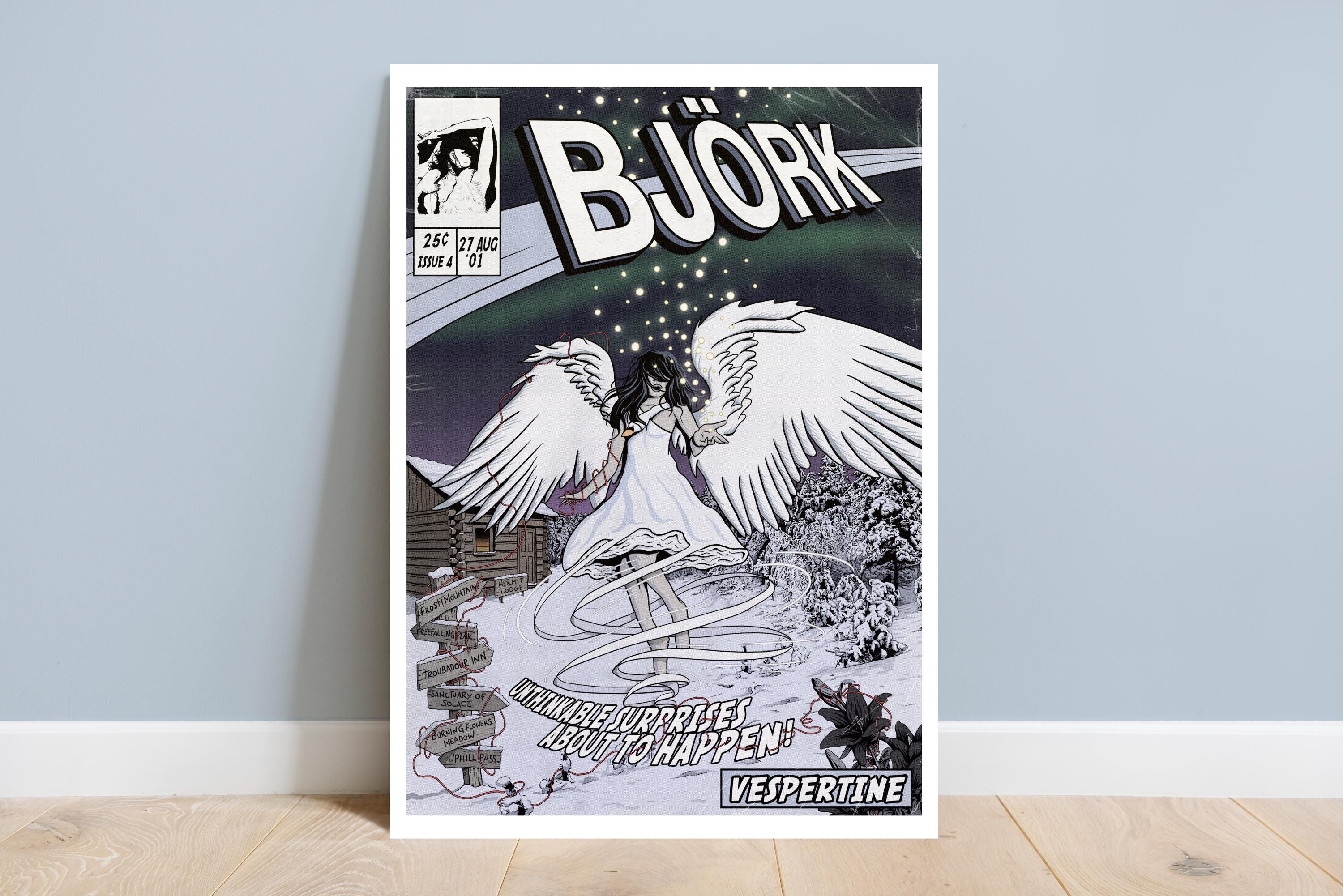Amazon.co.jp: bjork ビョーク ヴェスパタイン B2 ポスター : ホビー