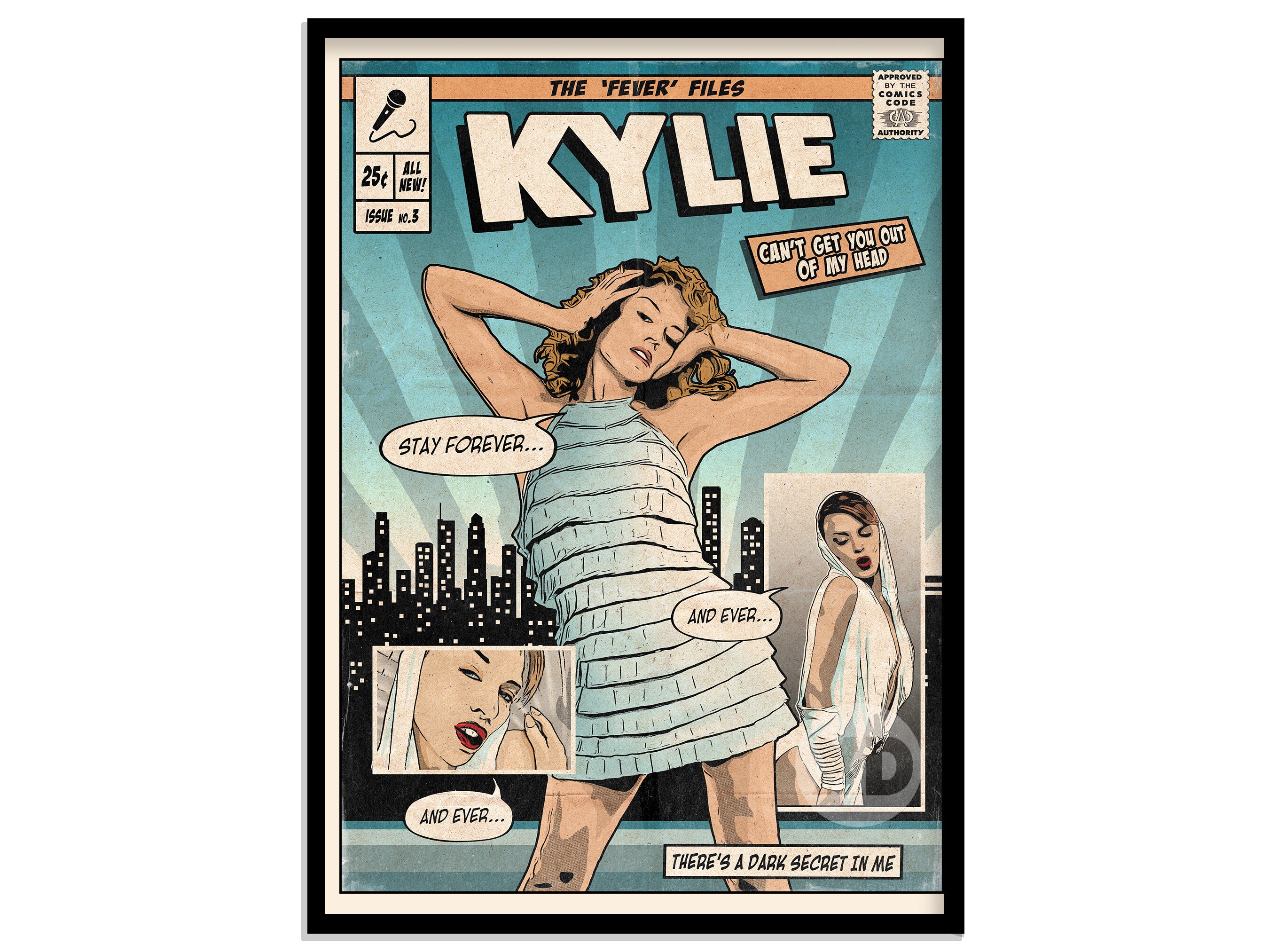 Kylie Minogue Can t Get You Out Of My Head Paroles Kylie Minogue Cant Get You Out Of My Head vintage Comic - Etsy Canada