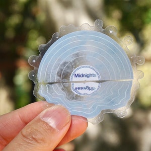 Midnights Moon Clear Vinyl Sticker - Etsy