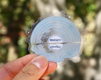 Midnights Moon Clear Vinyl Sticker