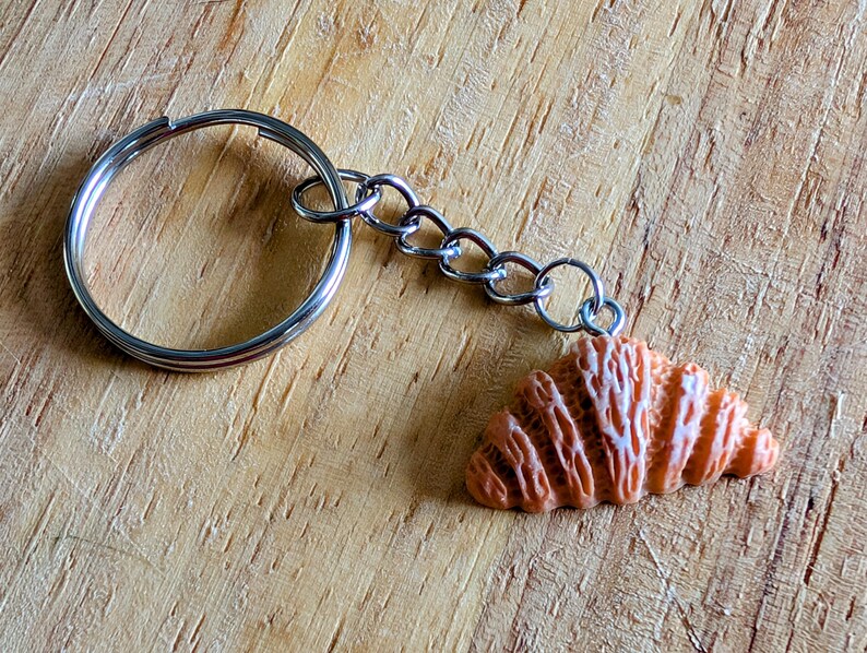 Key Ring Ridges Bakery Charms Keyring: Baguette, Croissant, Egg on Toast - Etsy UK
