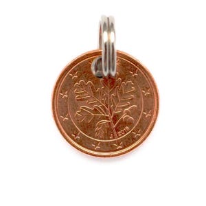 2016 10. Geburtstag Glücks-Cent Geburtsjahr Schlüsselanhänger Bettelarmband Rosenhochzeit Münze Valentinstag Kind Geschenk unter 10 Euro