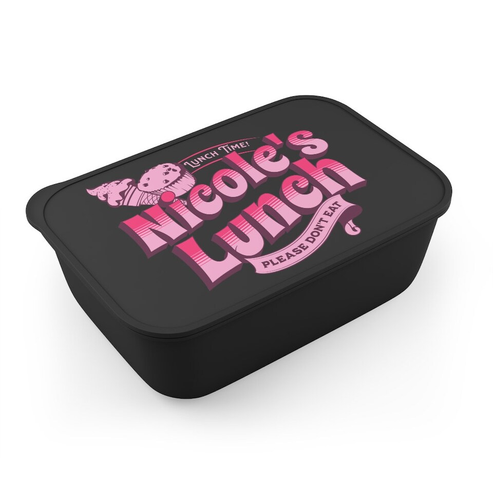 Personalized PLA Bento Box with Band and Utensils