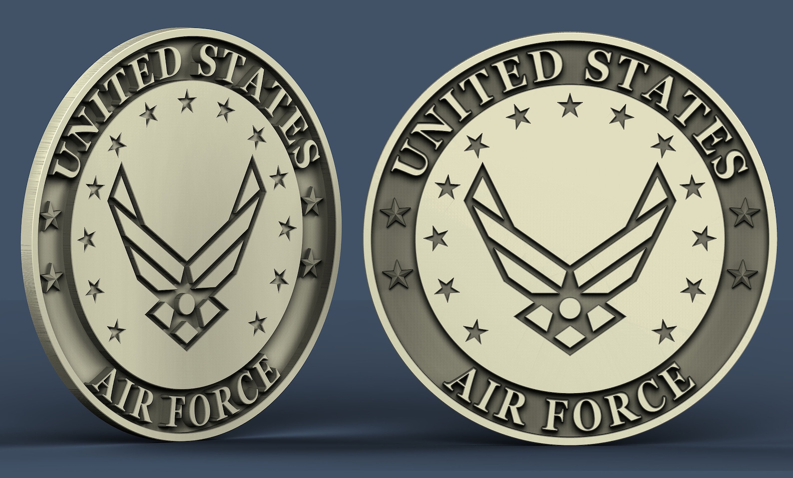 U.S. Air Force American Army 3D STL Model Router Engraver | Etsy