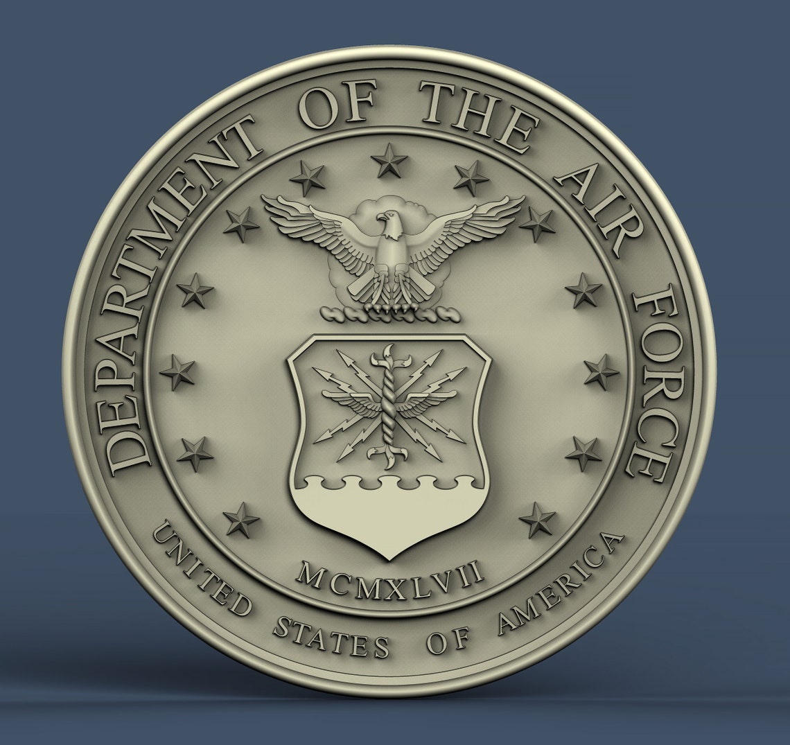 U.S. Flag Air Force American Army 3D STL Model Router Etsy