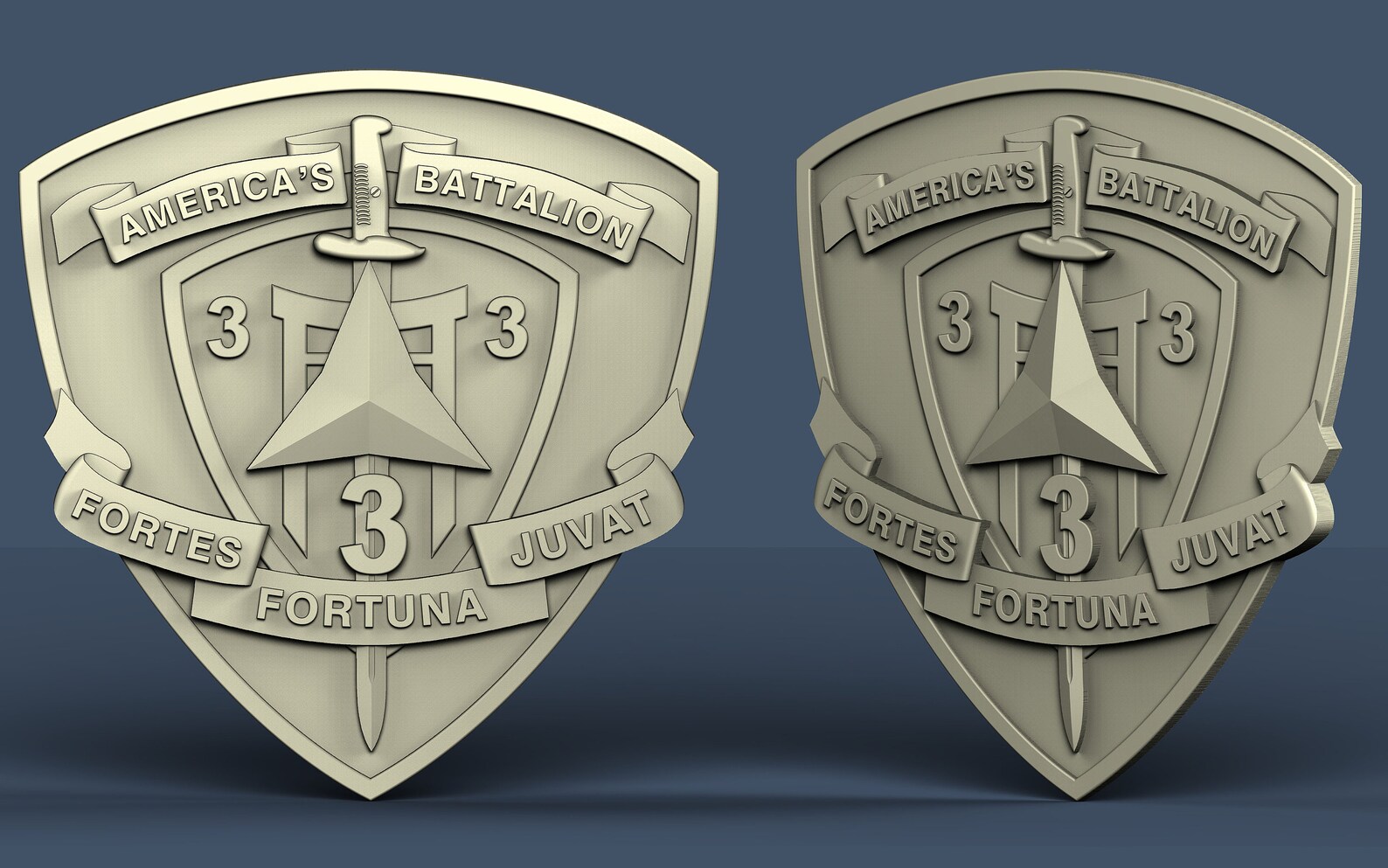 Fortes Fortuna Juvat American Army 3D STL Model Router Etsy