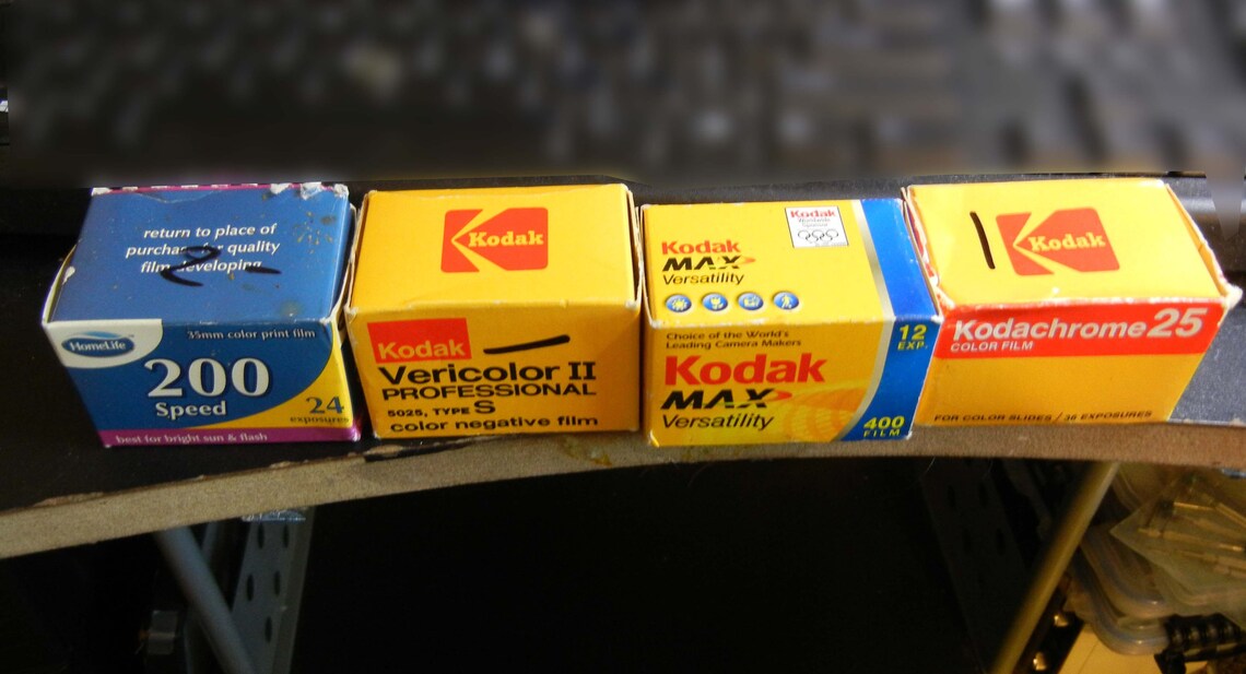 Vintage KODAK 35mm film Vericolor II 5025 type S Kodachrome 25 Etsy