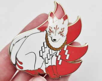 Kitsune Fox Hard Enamel Pin