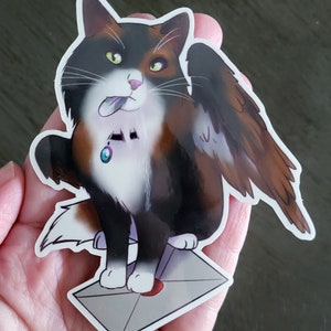 BG3 Stickers Tara-winged cat