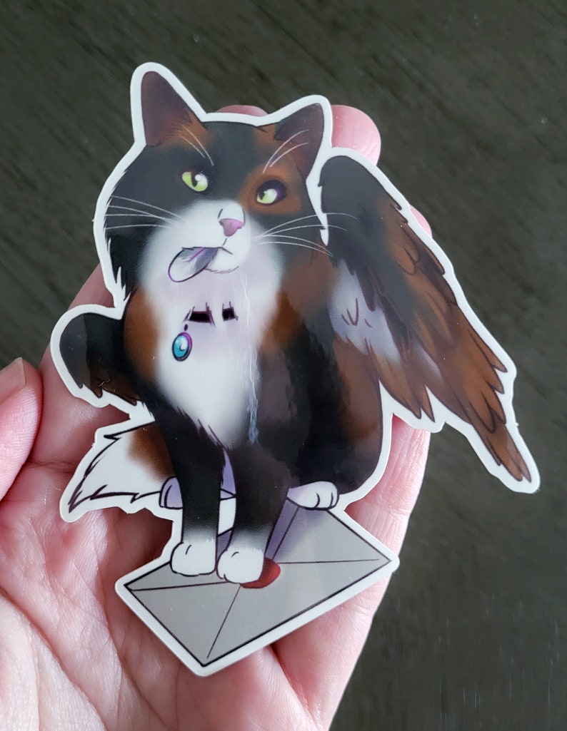 BG3 Stickers Tara-winged cat