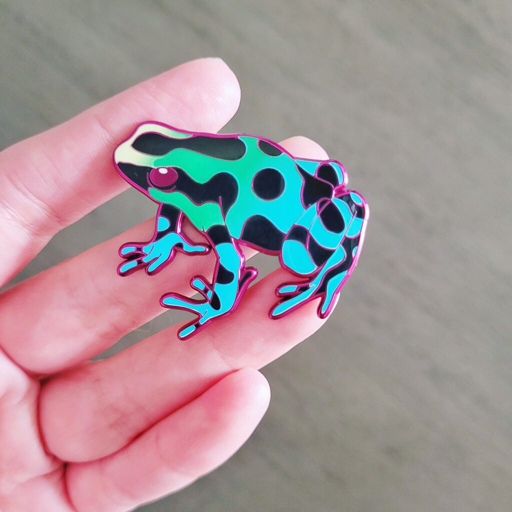 Spilla Smaltata A Forma Di Rana Verde Glitterata - Accessorio Carino E Divertente Per Zaini, Cappelli, Giacca, Regalo Per Bambine E Ragazze