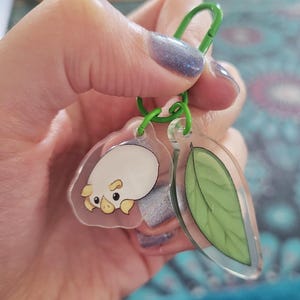 Honduran White Bat Keychain