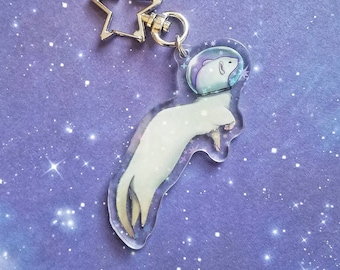 Space Ferret Keychain