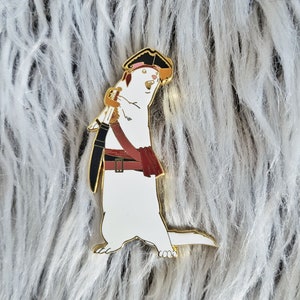 Pirate Ferret Hard Enamel Pin