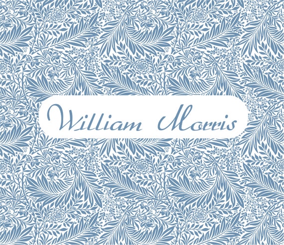 Larkspur William Morris Seamless Texture Svg Files Etsy