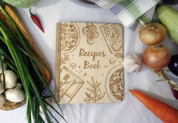 Recipe Book Custom Kitchen Cook Notebook Personalized Recipe Etsy