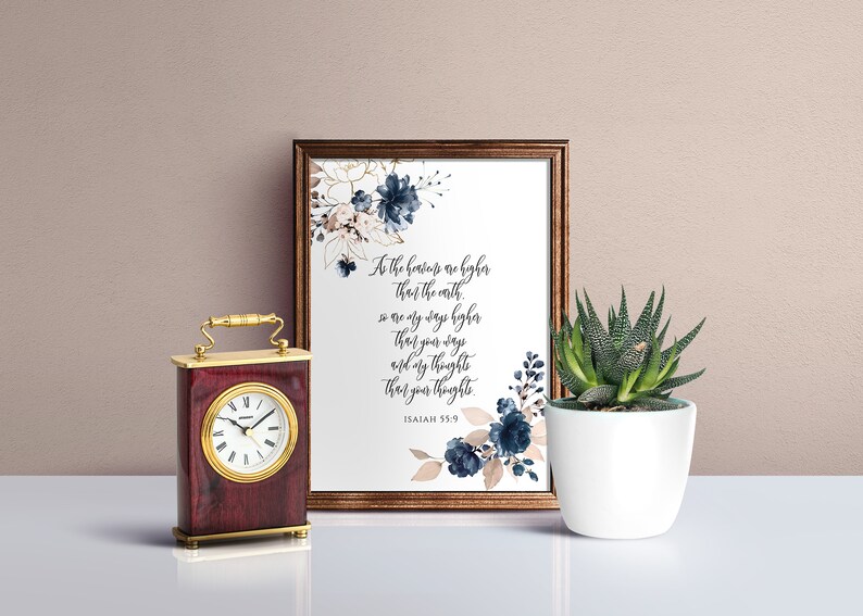 Scripture Wall Art Bible Verse Wall Art Bible Quote Wall Art | Etsy