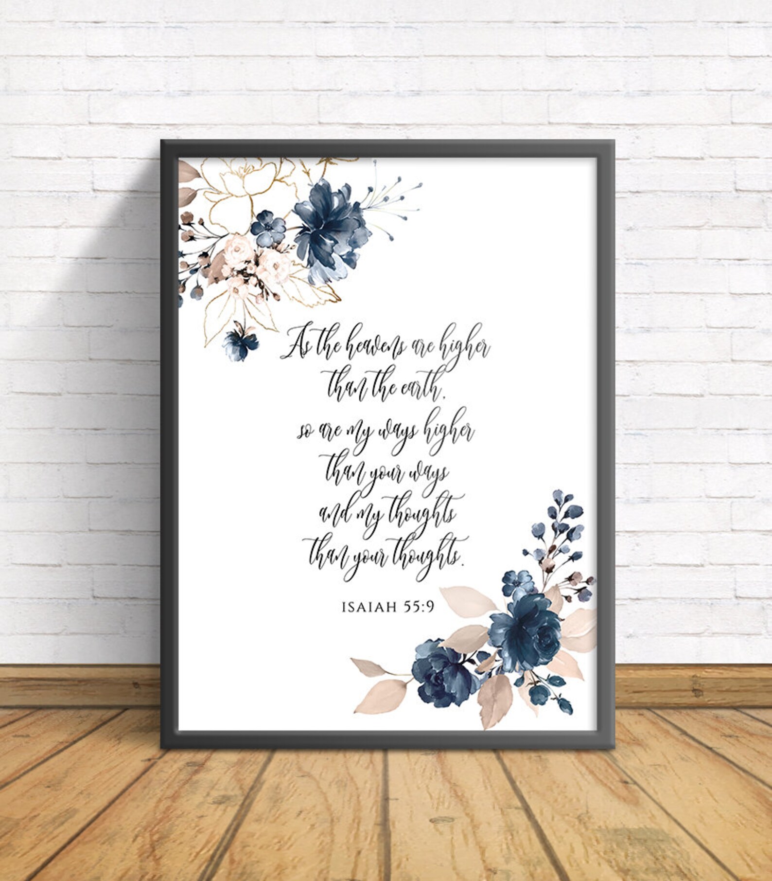 Scripture Wall Art Bible Verse Wall Art Bible Quote Wall Art Etsy