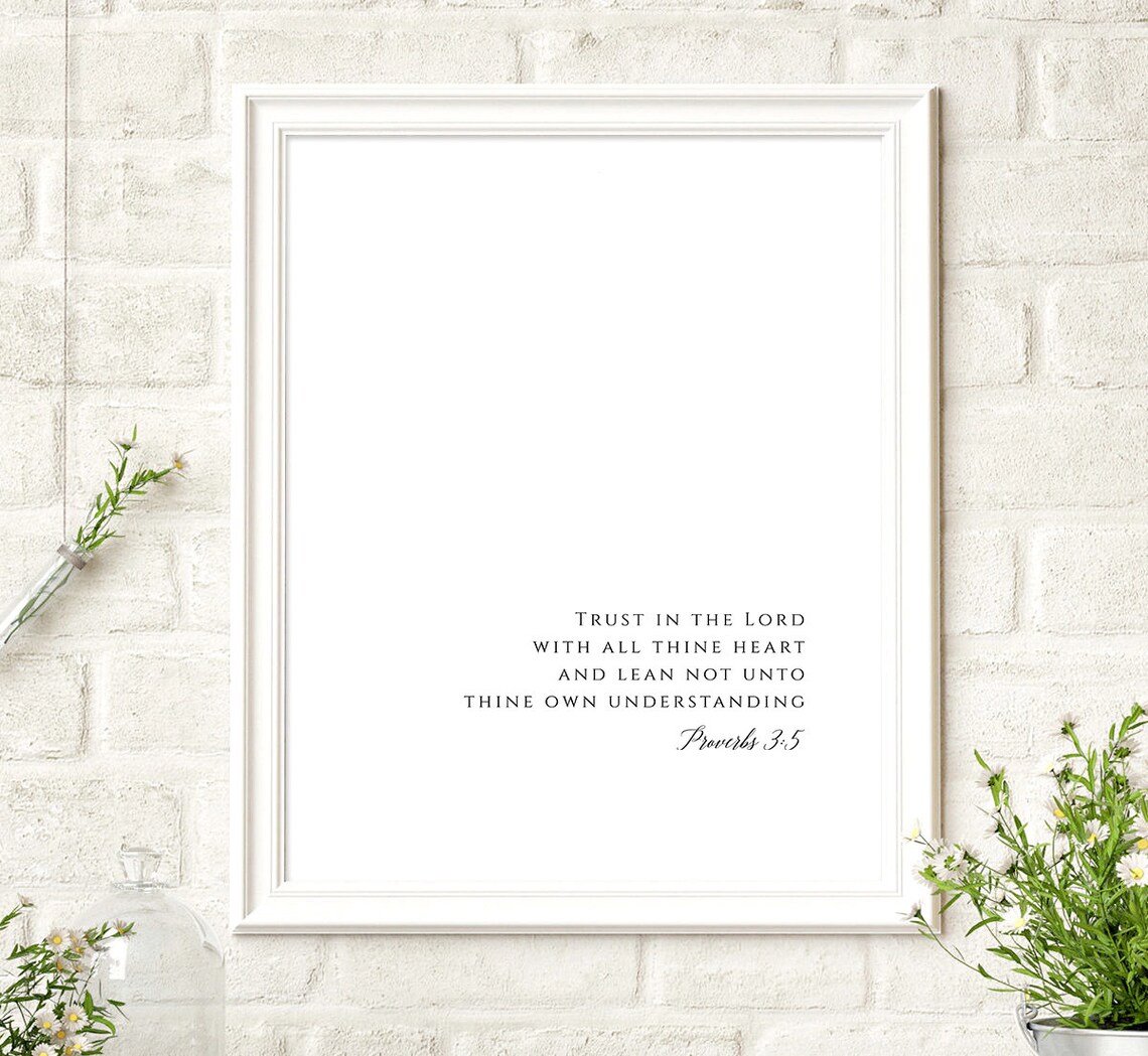Proverbs 3 5 Bible Verse Wall Art Scripture Wall Art Baptism Etsy proverbs-3-5-bible-verse-wall-art-scripture-wall-art-baptism-etsy