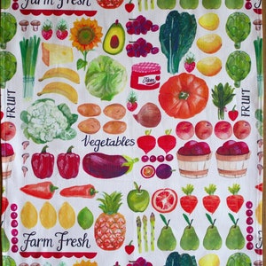 Farm Fresh Designer Tea Towel by Daniela Glassop image 2