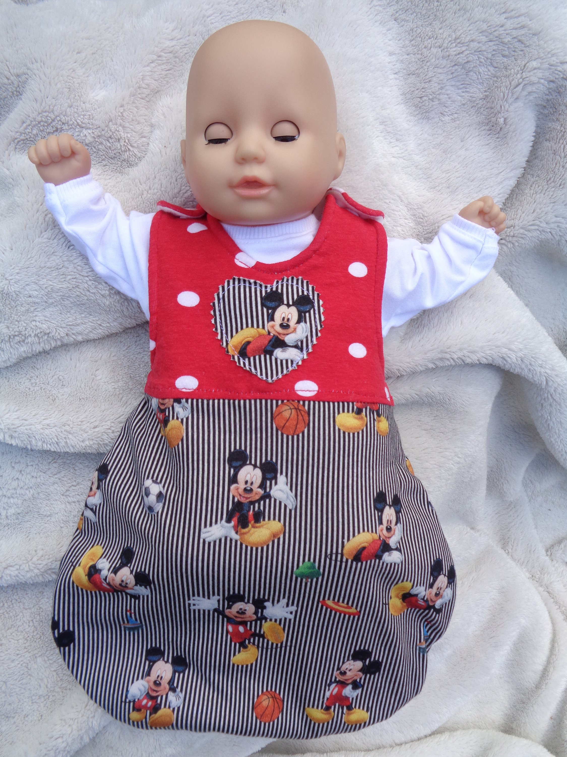 mickey mouse baby sleeping bag