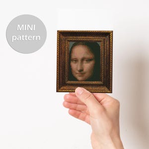 Mona Lisa Cross Stitch Pattern: Mini Art (Pattern Keeper Compatible | PDF Instant Download) #250