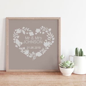 Personalized cross stitch pattern Wedding cross stitch Digital download #171