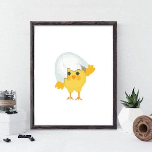 Cross Stitch pattern PDF Cross Stitch Patterns Chick Cross Stitch Counted Download PDF #425