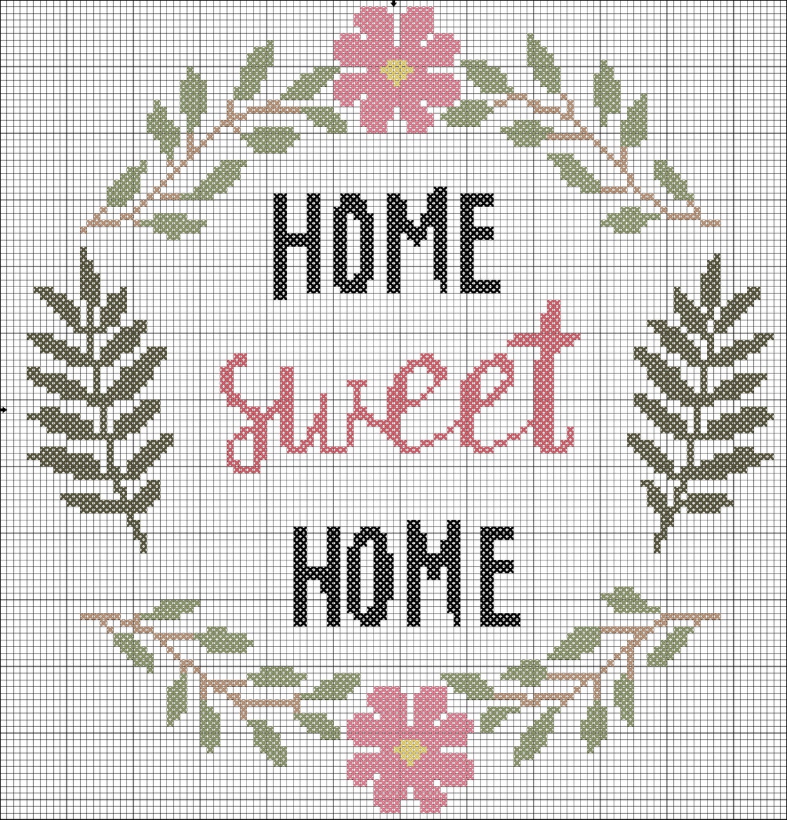 Cross Stitch Pattern PDF Cross Stitch Patterns Modern Cross | Etsy