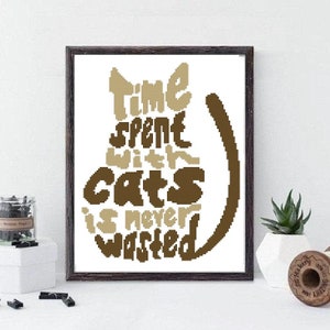 Cat Cross stitch pattern , cross stitch pattern , counted cross stitch, instant download PDF #476