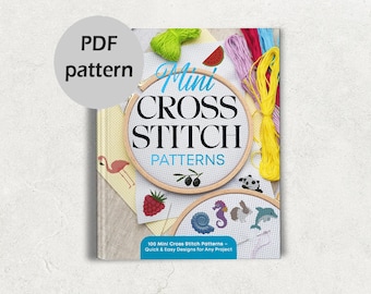 100 Mini Cross Stitch Patterns, Instant Digital Download