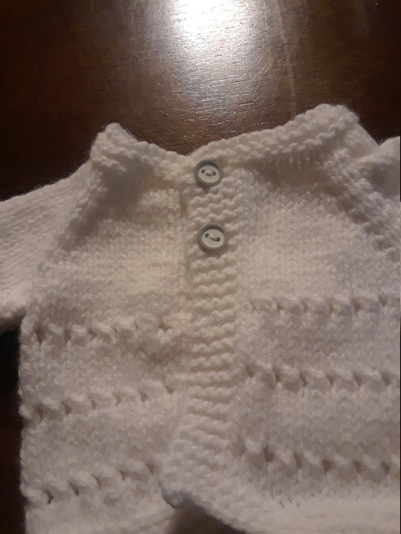 preemie cardigan