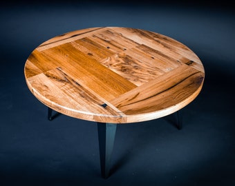 Couchtisch Coffee Table Epoxid Eichenholz Holz Rundtisch Wohnzimmer Wohnung Tisch