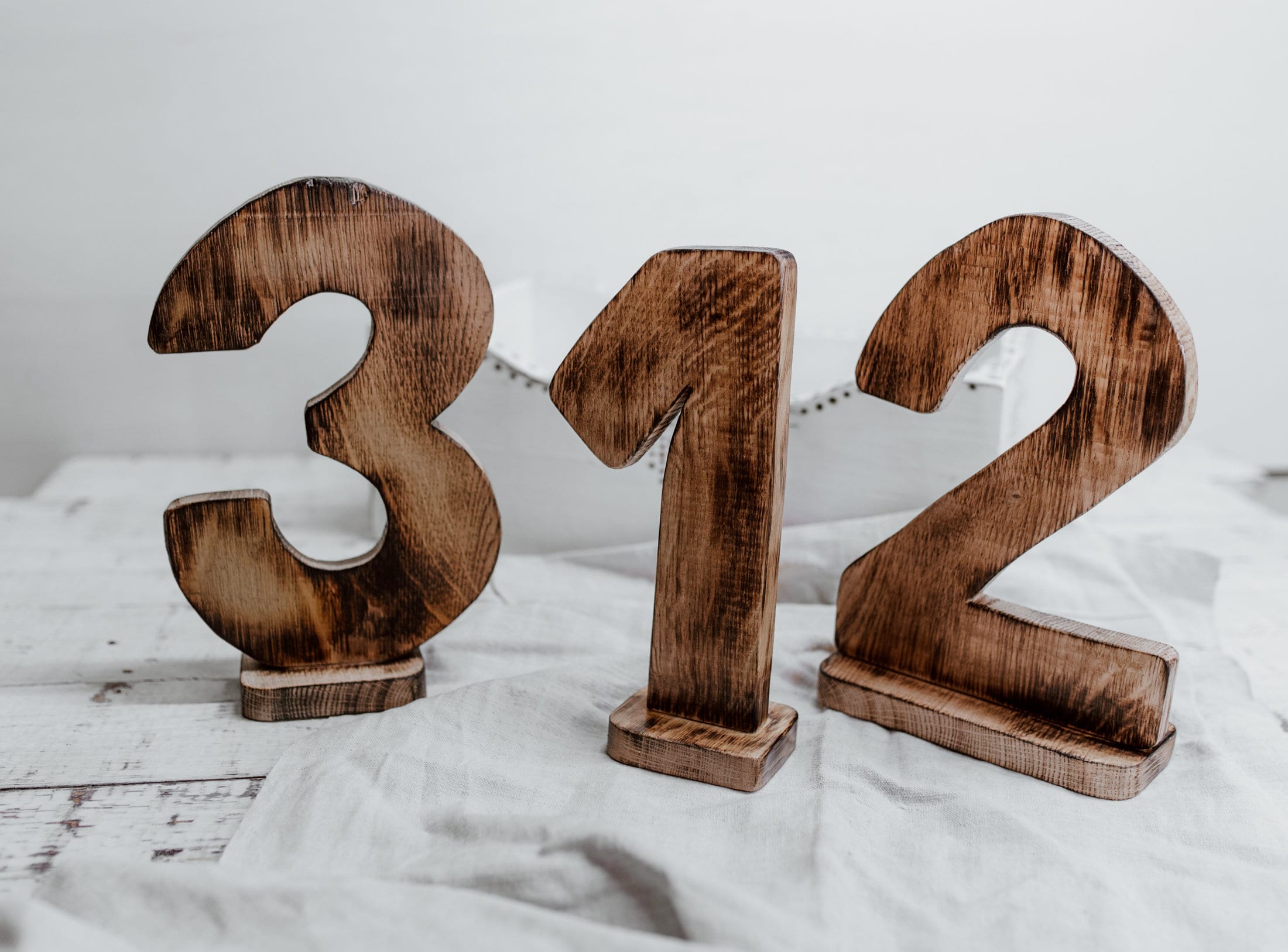 Wooden Number Number 3 Three Photography Prop Handmade First Birthday Wooden Number Number 3 Three Photography Prop Handmade First Birthday