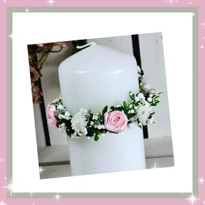Candle drip protector, candle decoration, candle for Communion, Baptism KS25016