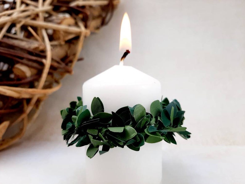 Candle drip protection, drip protection, candle decoration, candle, communion, baptism image 3