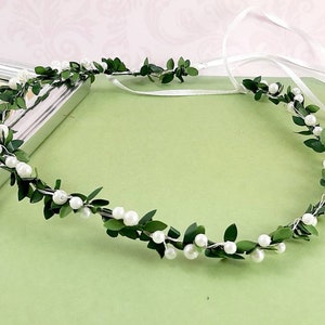 Pearls Hair Jewelry Hairband Hair Wire Communion Boxwood vers. Colours