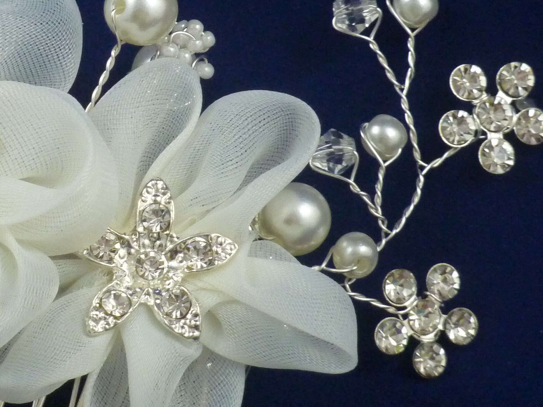 Beaded hair accessories hairband hairwire rhinestone bridal Etsy