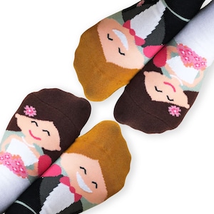 Grappige Bruiloft Sokken | Bride Groom Socks | Grappig Huwelijkscadeau | Sokken Bruid Bruidegom