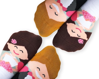 Calzini Divertenti Matrimonio | Calzini Sposi | Regalo Matrimonio Divertente | Bride Groom Socks