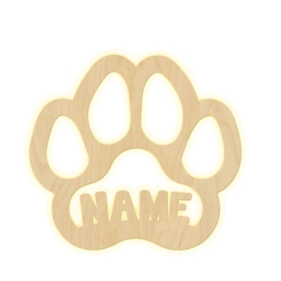 Wandlampe Katze Kinderzimmer Personalisierte Lampe Etsy