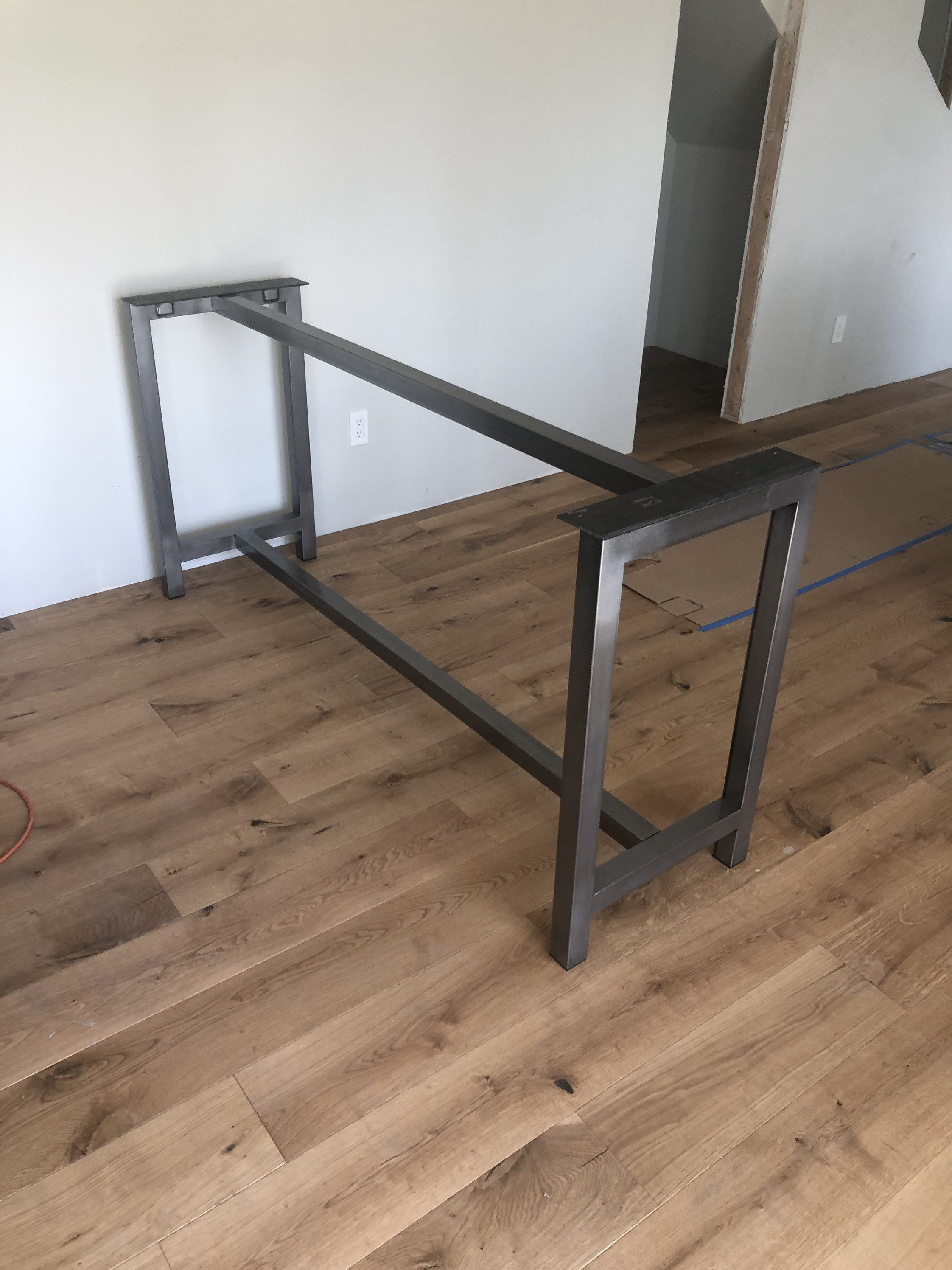 Metal table base Metal table legs H frame legs 2 cross Etsy