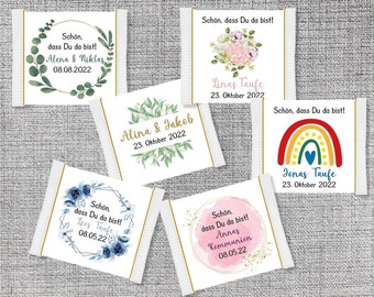 10 Personalized Mini Knight Sport Stickers Eucalyptus Guest Gift Thank You Baptism Wedding Confirmation School Communion