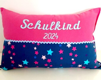 Kissen mit Namen,Personalisiertes Kissen,Taufkissen,Schulkind,Geburtskissen,Dekokissen,Taufe,Geburt,personalisiert,Einschulung