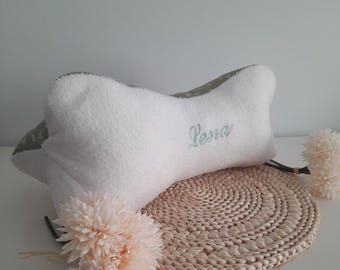 Personalized reading pillow – neck pillow gift for birth, christening or birthday – decorative pillow – handmade