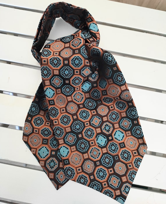 Ascot, cravatta-sciarpa, accessorio da uomo, sciarpa da uomo