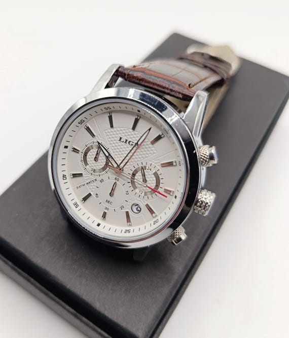 Sportliche Herrenuhr, Männer Armbanduhr, Chronograph mit