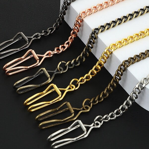 high-quality watch chain for the pocket watch, antique brass and other metal colors